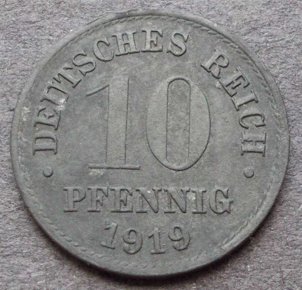 Germany-1919-10-Pfennig